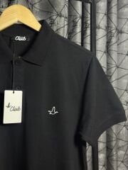 Erkek Polo Yaka Tshirt Siyah (Marka)