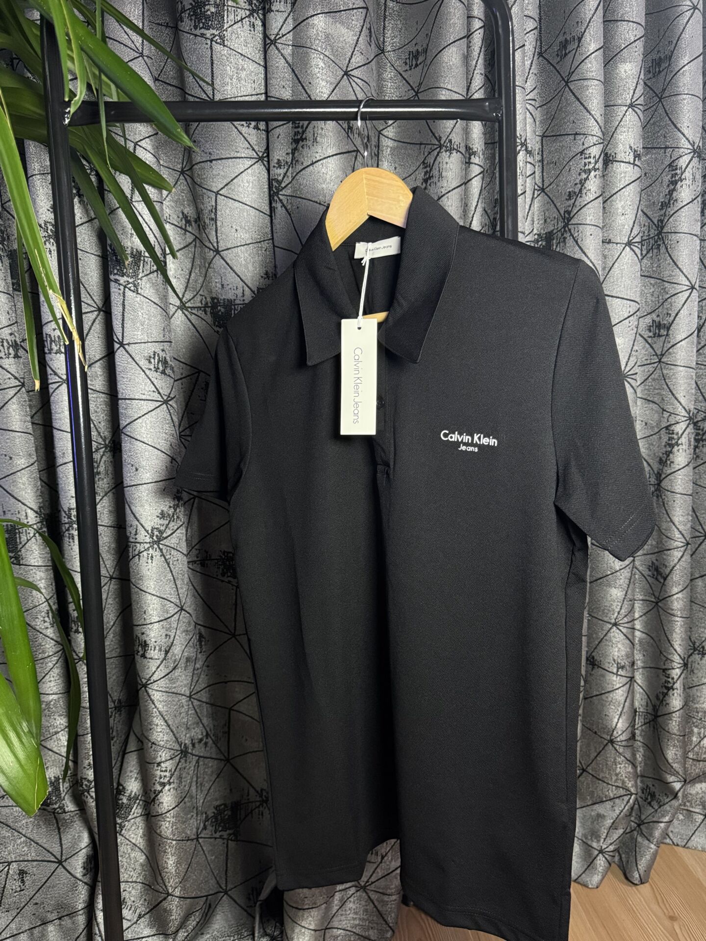 Erkek Polo Yaka Tshirt Siyah (Marka)