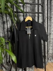 Erkek Polo Yaka Tshirt Siyah(Marka)