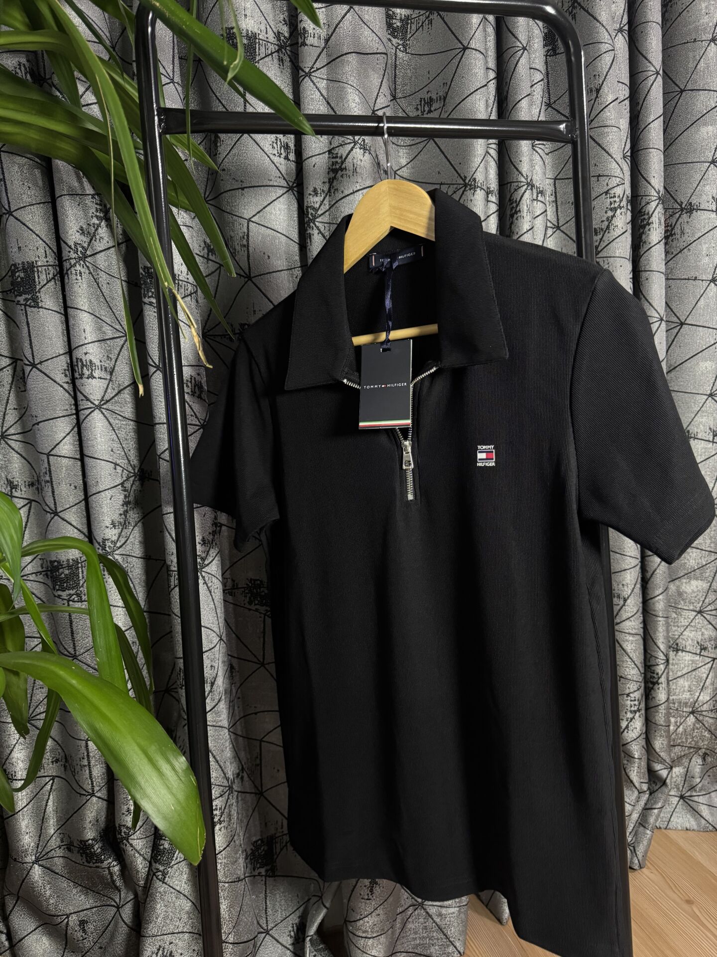 Erkek Polo Yaka Tshirt Siyah(Marka)