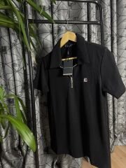Erkek Polo Yaka Tshirt Siyah(Marka)