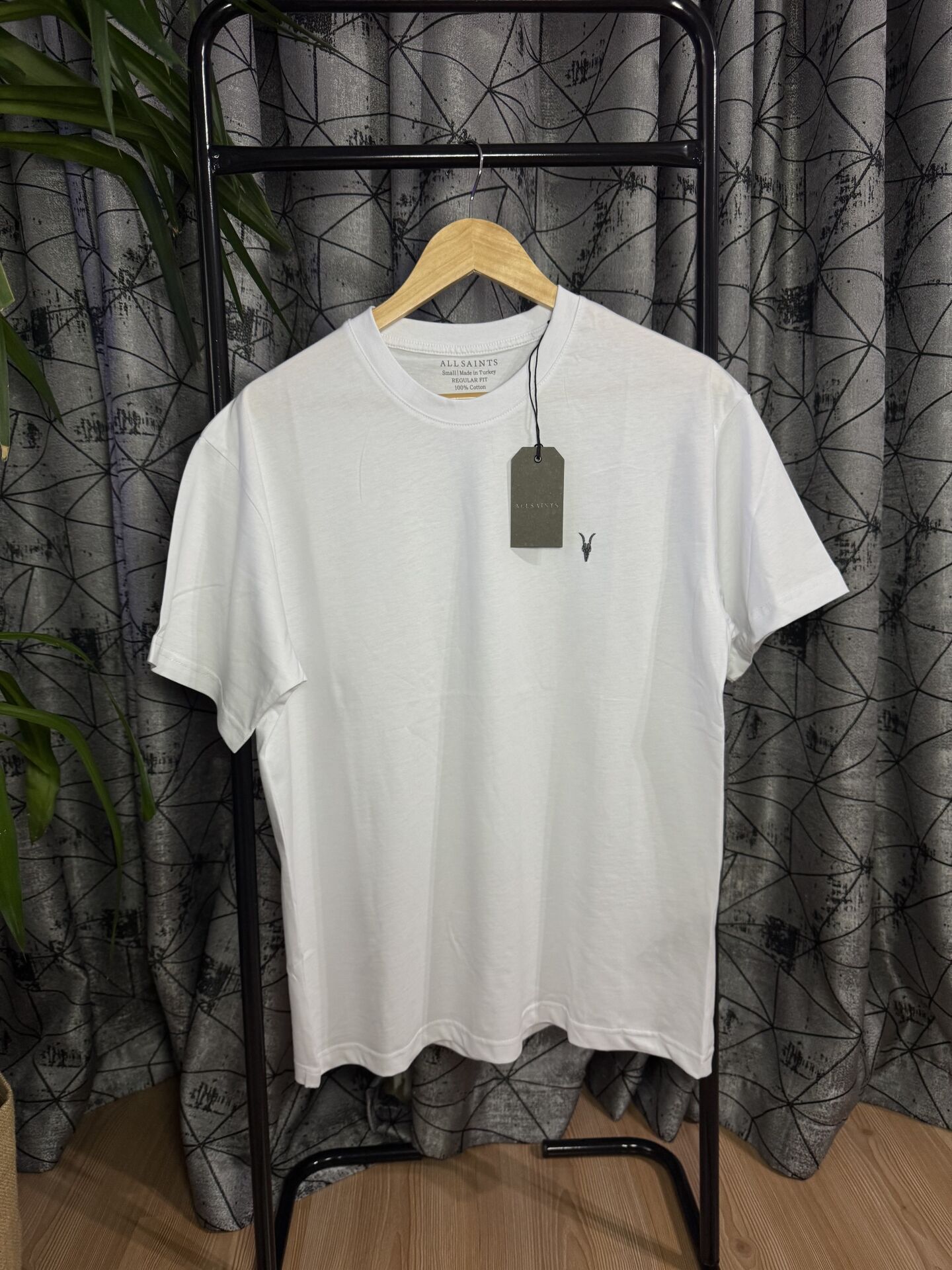 Erkek Bisiklet Yaka  Beyaz t-shirt