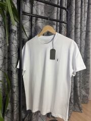 Erkek Bisiklet Yaka  Beyaz t-shirt