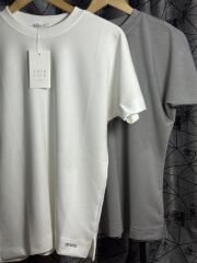 Yırtmaç Detay T-shirt  Bayan Gri Renk (Marka)
