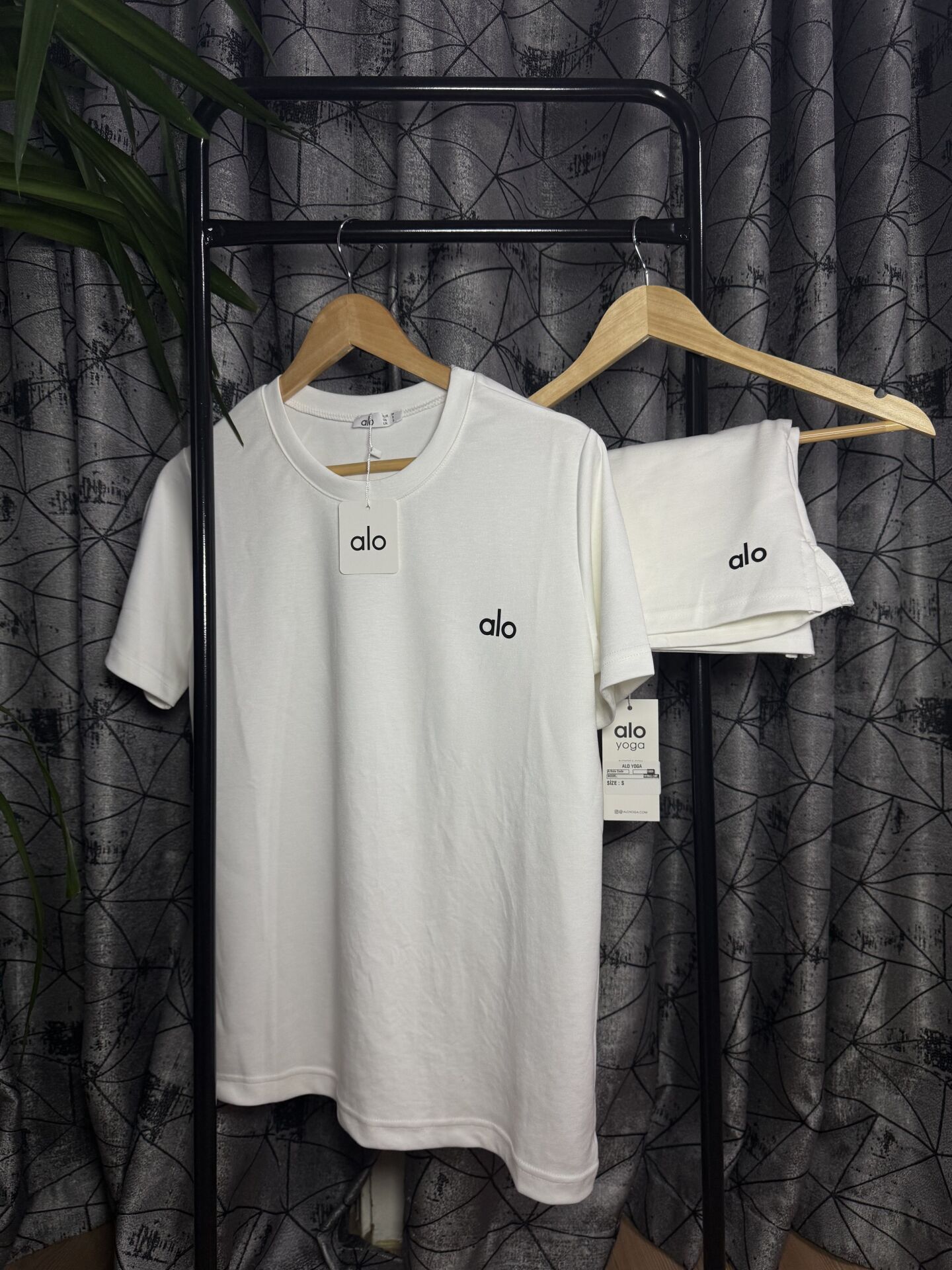 Şort T-shirt Takım Marka  Beyaz Renk